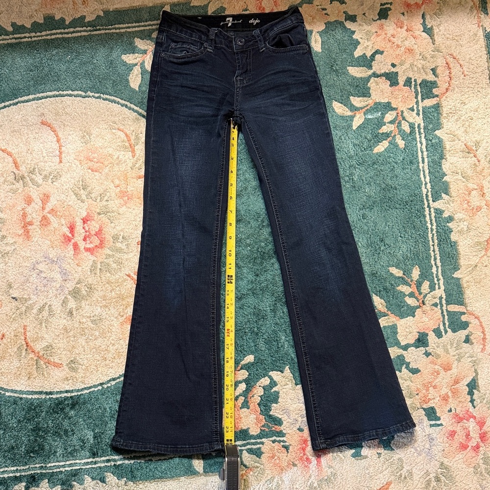 7 For All Mankind Girls Dojo Jeans - size 8 - Picture 6 of 7